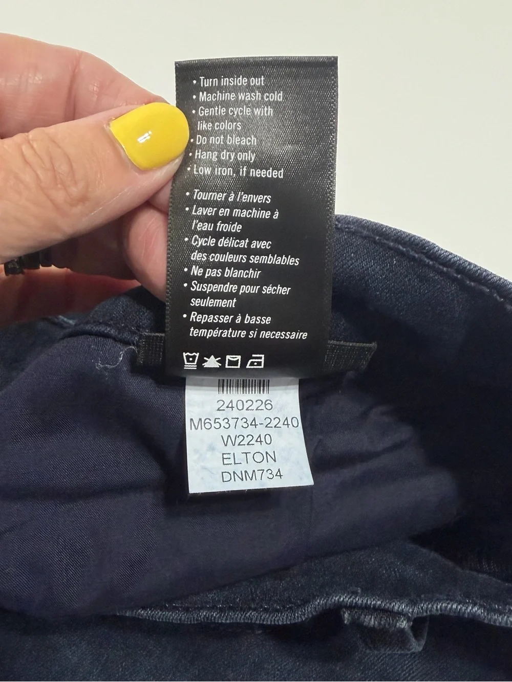 PAIGE Lennox Elton Dark Wash Slim Straight Jeans Mens Size 31